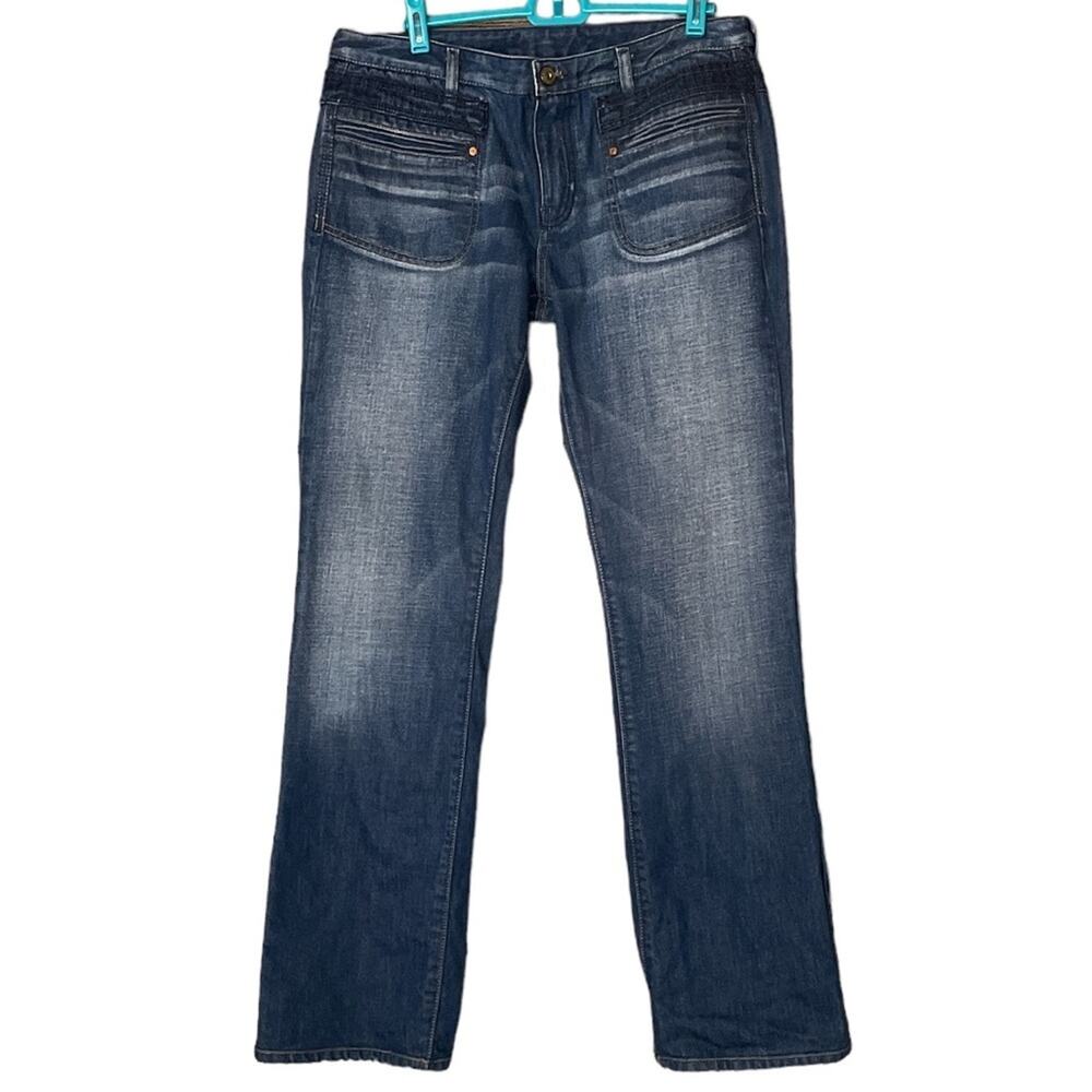 Diesel Crossim Straight Leg Jeans Dark Blue Denim Size 32